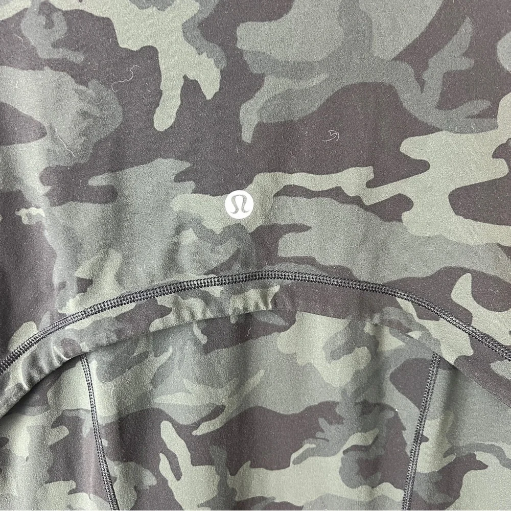 Lululemon Hooded Define Jacket Nulu Heritage Camo Green Multi